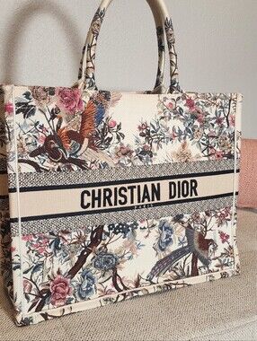 Christian Dior Jardin d’Hiver Book Tote - Excellent Condition - Authentic